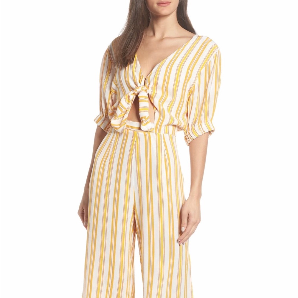 Faithfull the Brand Matese Sun Stripe Jumpsuit M/6